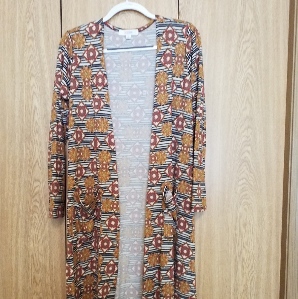 EUC, Lularoe Sarah Cardigan/Duster, Med